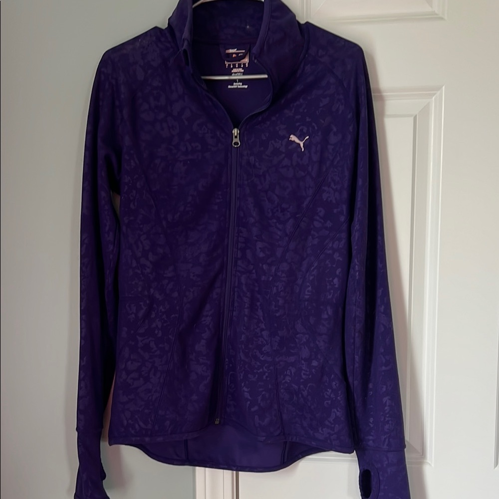 Puma Purple Full-Zip Jacket